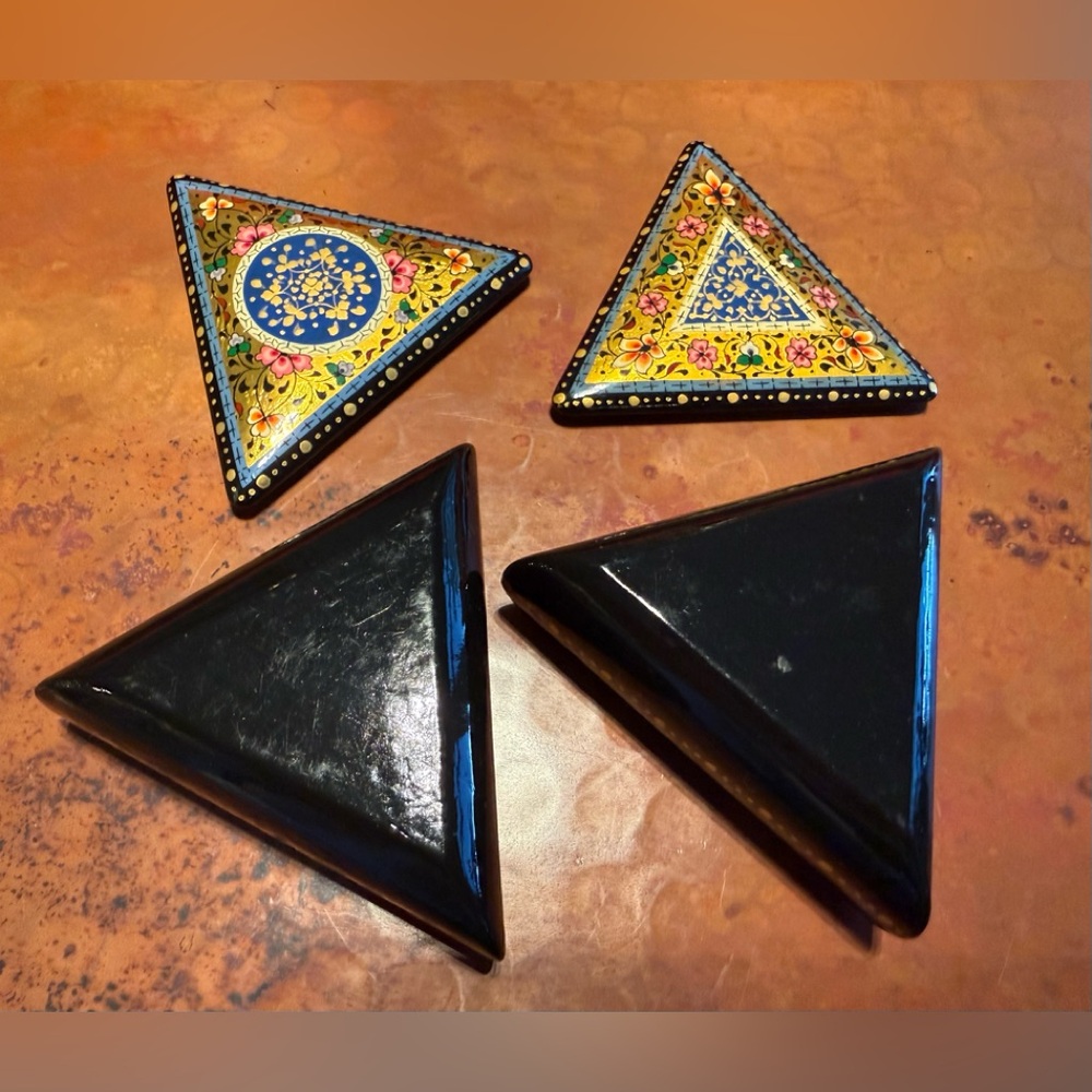 Two‎ Handcrafted Keepsake Boxes - Picture 3 of 3